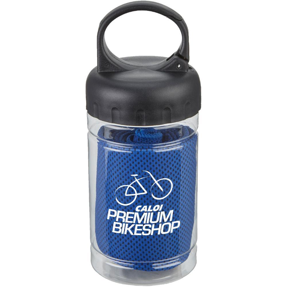 Blue Chill Logo - Promotional Chill Out Cooling Towel And Bottles with Custom Logo