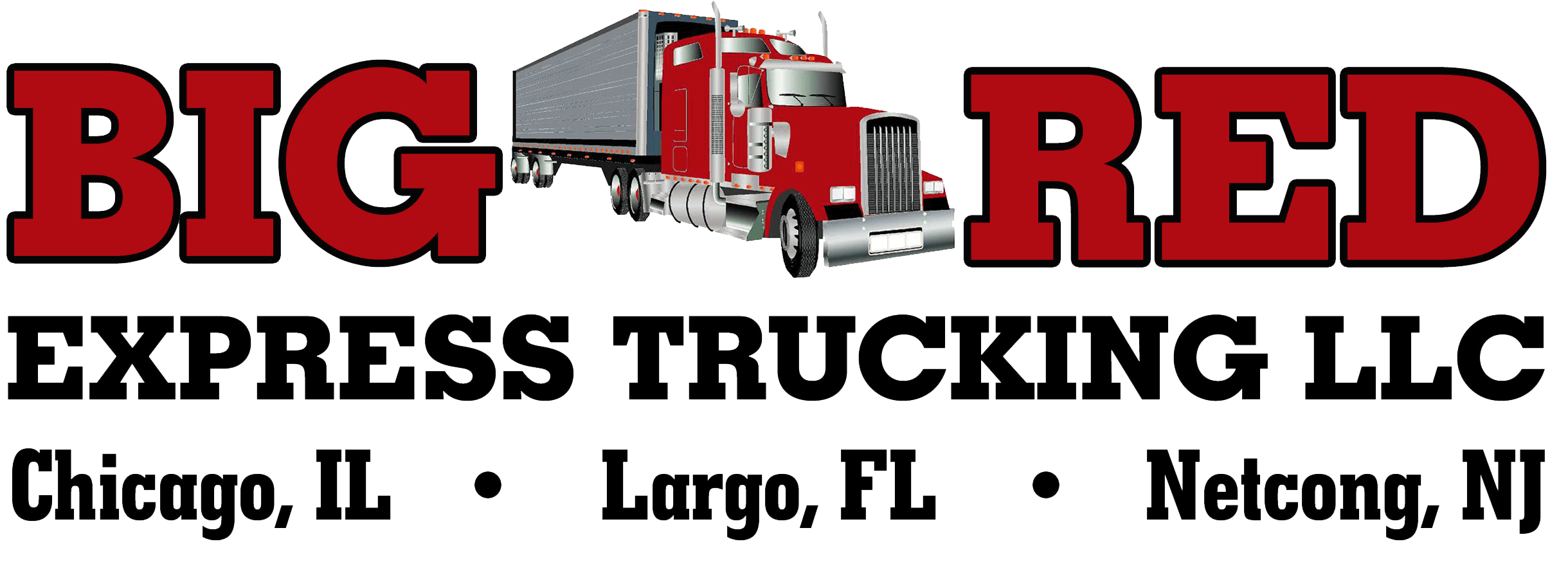 Big Red Logo - Big Red Express Trucking LLC – Refrigerated & Frozen LTL Transport