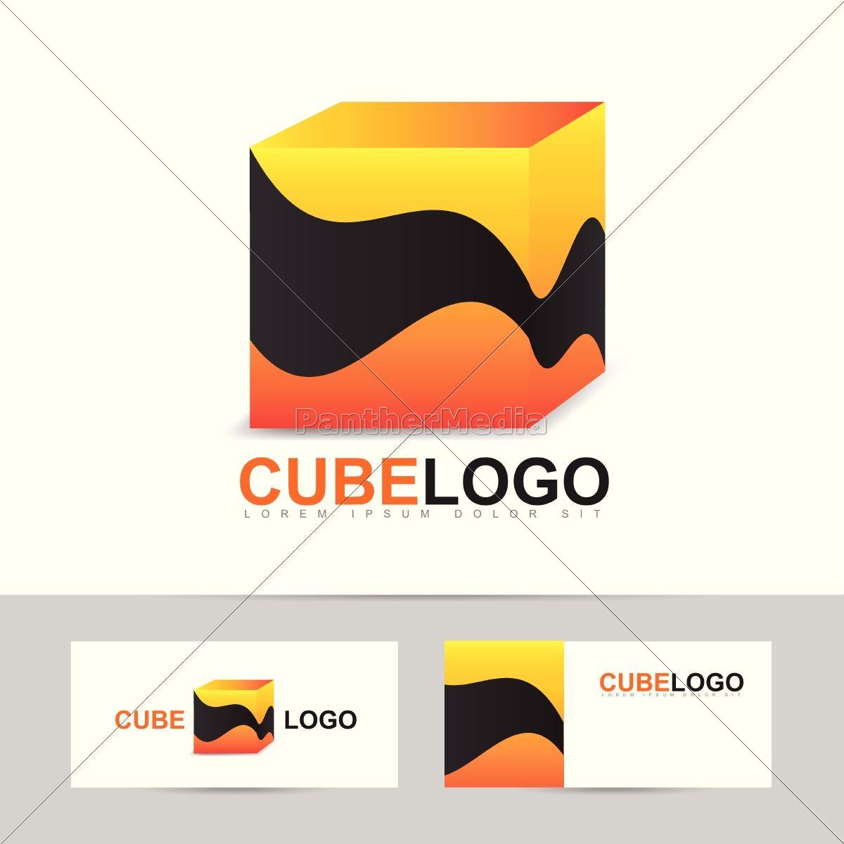 Yellow Cube Logo - Abstract orange cube logo vector - Stock Photo - #13894685 ...
