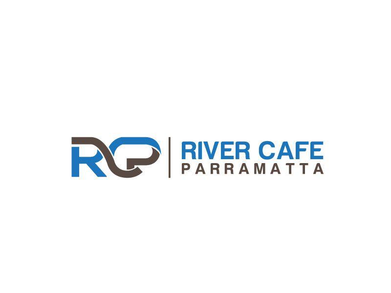 River Flower Logo - Modern, Upmarket, Cafe Logo Design for River Cafe (or) River Cafe