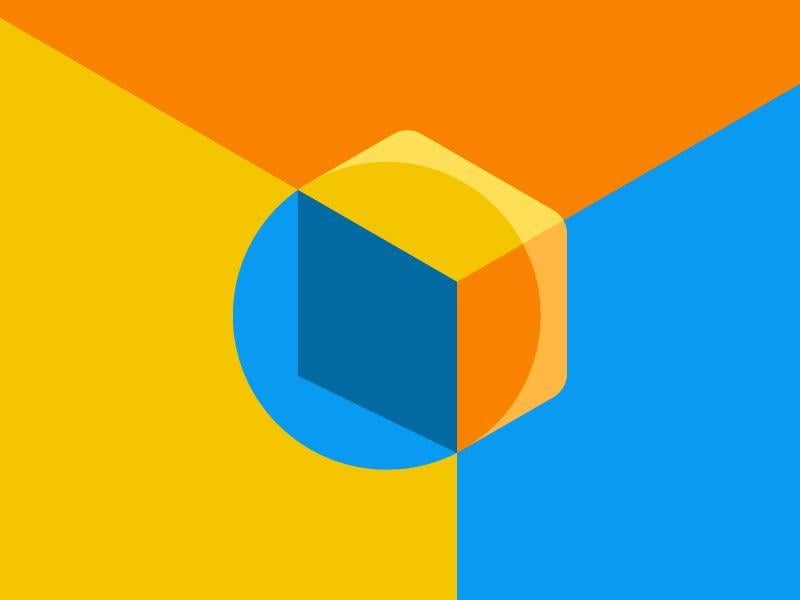 Yellow Cube Logo - Cube logo by Edwin Carl Capalla