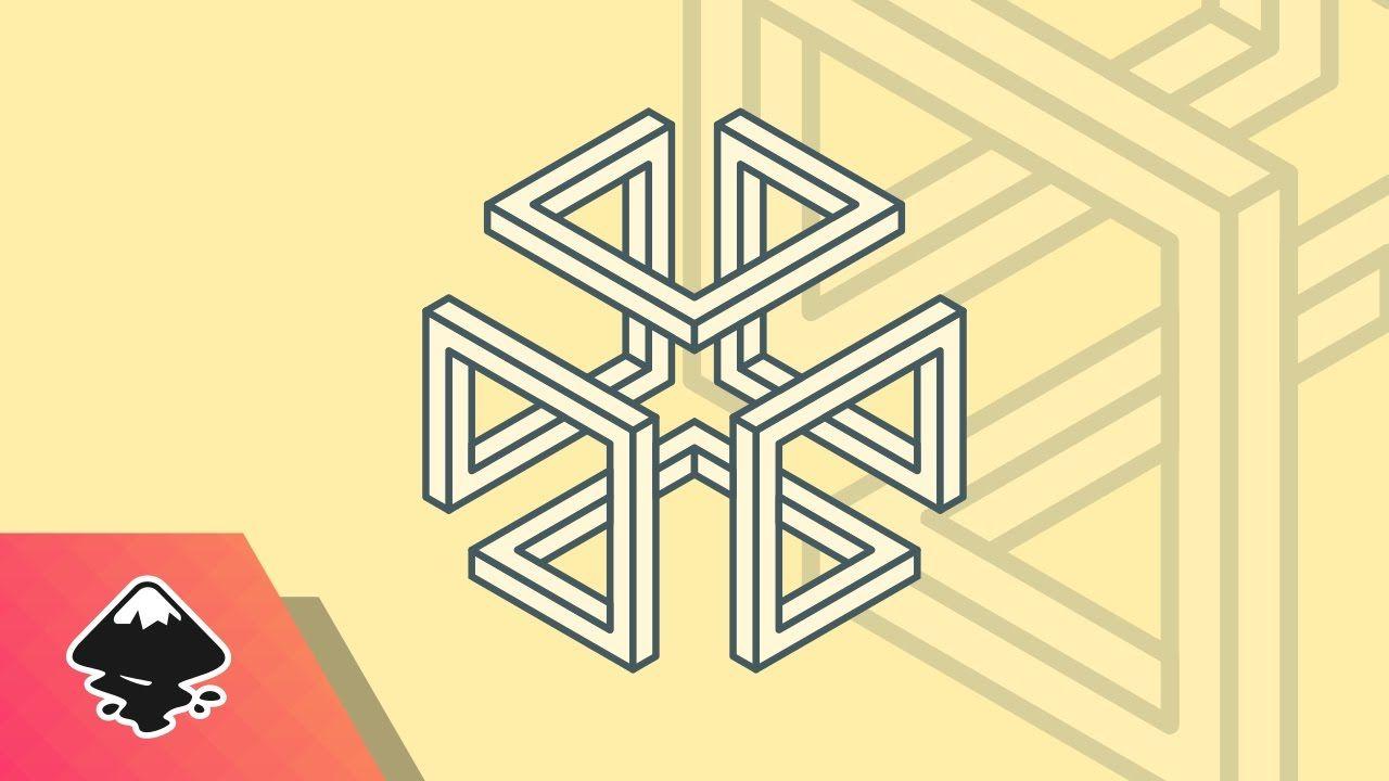 Yellow Cube Logo - Inkscape Tutorial: Abstract Cube Logo - YouTube
