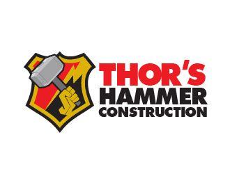 Hammer Construction Logo - Thor's Hammer Construction logo design - Freelancelogodesign.com