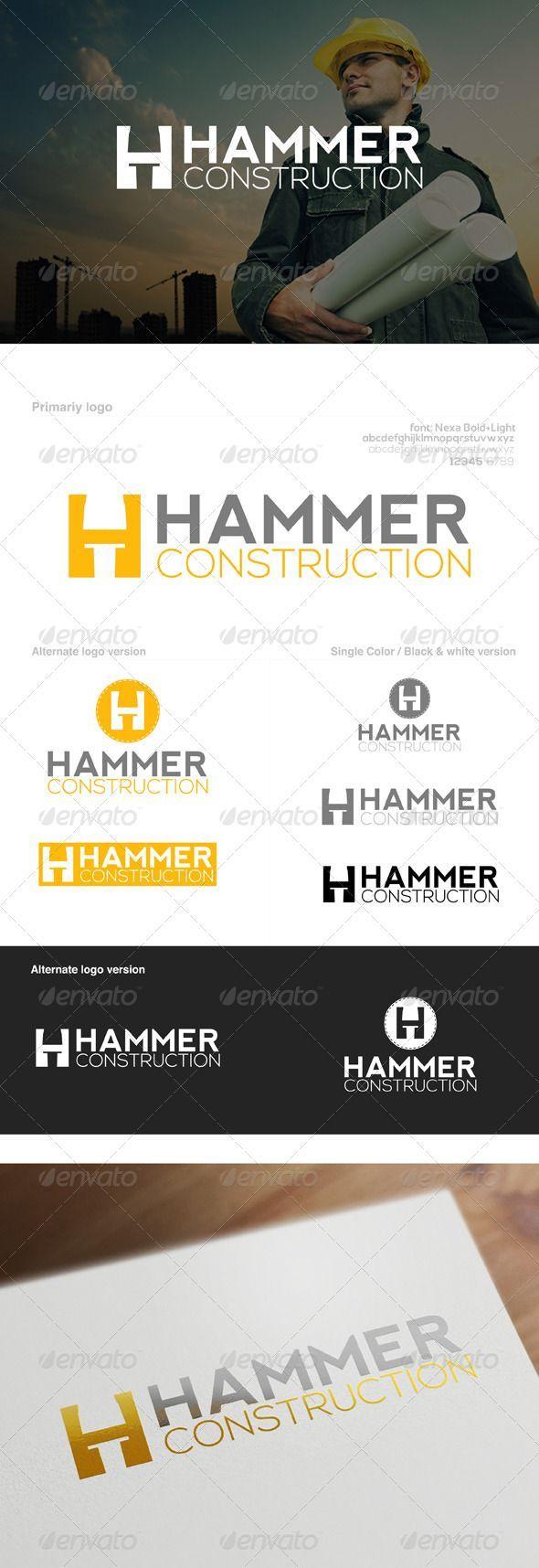 Hammer Construction Logo - Nail & Hammer Construction Company Logo | My Graphic Design ...