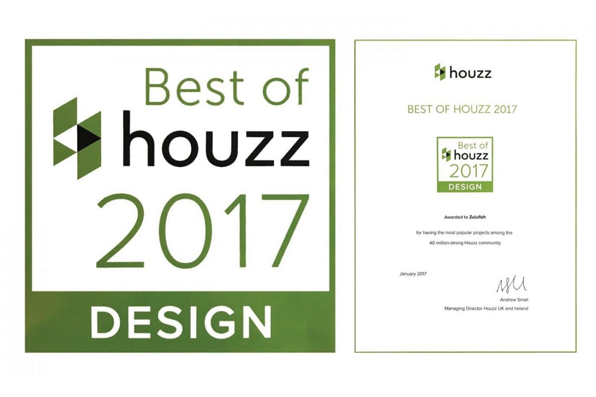 Houzz Small Logo - Zulufish wins Best Of Houzz Design 2017 - Zulufish Residential