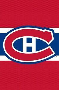 CH Logo - MONTREAL CANADIENS CH LOGO 22x34 POSTER NHL Hockey National League