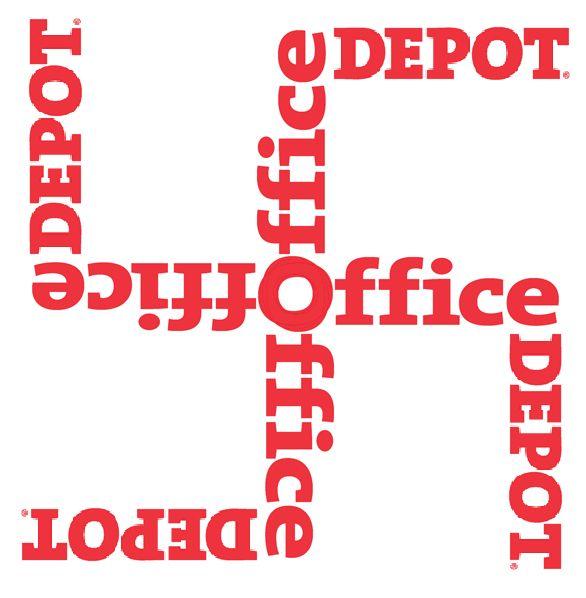 Office Depot Logo - Office Depot caves, unveils new logo