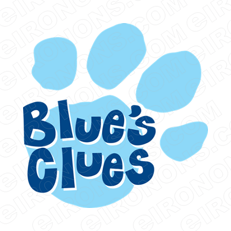 Blue's Clues Logo - BLUE'S CLUES LOGO CHARACTER T-SHIRT IRON-ON TRANSFER DECAL #CBC10 ...