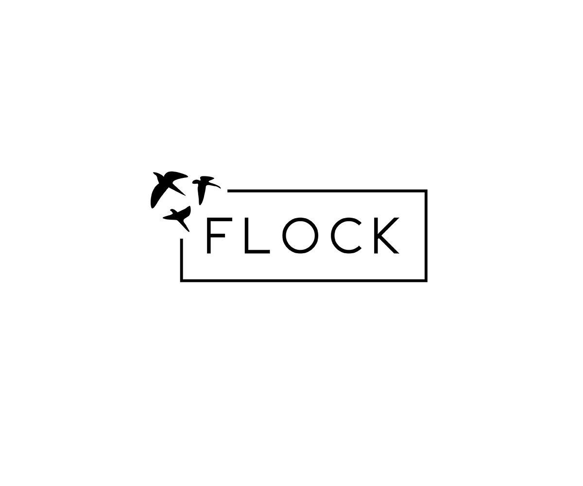 Flock Logo - Modern, Bold, Artists Logo Design for The Flock by samee. Design