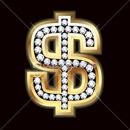 Diamond Money Logo - bling #blink #bright #brilliant #crystal #culture #currency #cutout ...