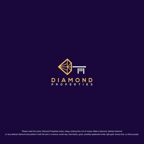 Diamond Money Logo - Make A Logo Business Title For Diamond Properties. Logo Design Contest
