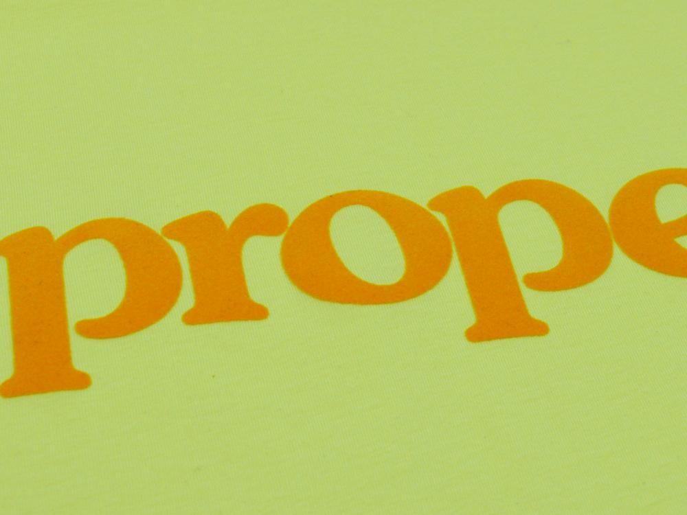 Flock Logo - Proper 'Flock Logo' T-shirt - Lemon / Yellow – Proper Shop