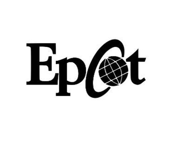 Disney Epcot Logo - Epcot Logo Disney World Black Vinyl Computer Decal Sticker | Etsy