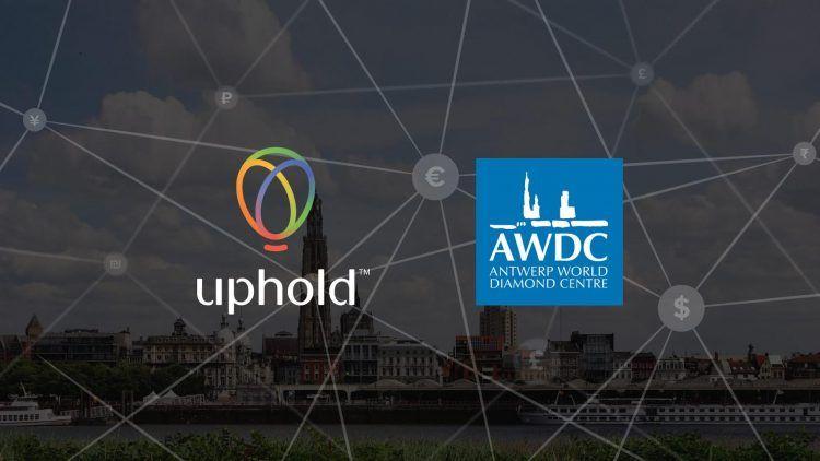 Diamond Money Logo - Uphold selected as fintech partner by Antwerp World Diamond Center