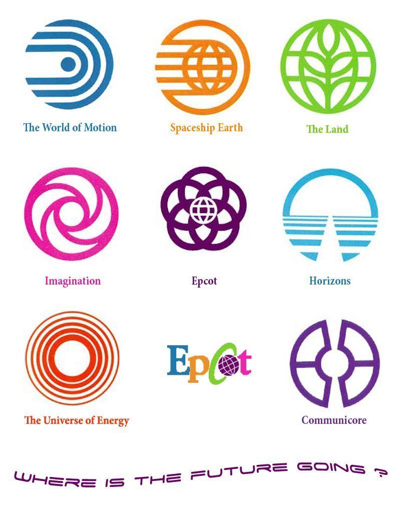 Walt Disney World Epcot Logo - Epcot logo designs | Faith, Trust, & Pixie Dust | Pinterest | Epcot ...