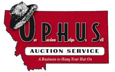 Auction Service Logo - Ophus Auction Service. Auction services in Montana