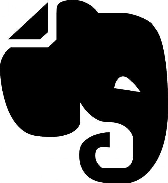 Black Elephant Logo - Black elephant icon Icon