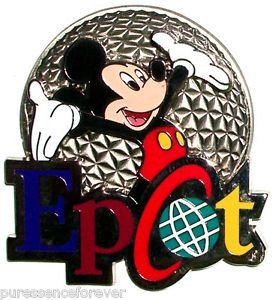 Epcot Logo - WDW Epcot: Mickey/Spaceship Earth Multicolour Logo Pin | eBay