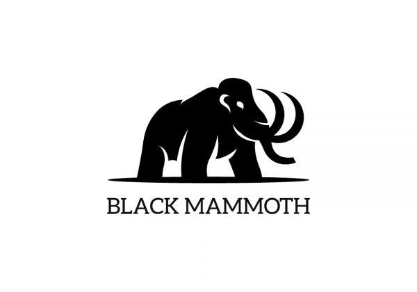 Black Elephant Logo - Black Mammoth • Premium Logo Design