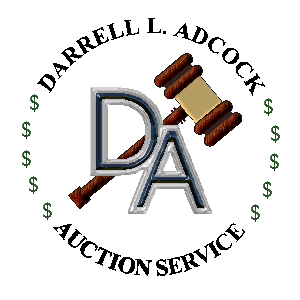 Auction Service Logo - Darrell L. Adcock Auction Service