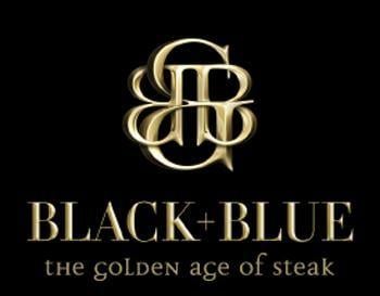 Black and Blue Restaurant Logo - Black & Blue