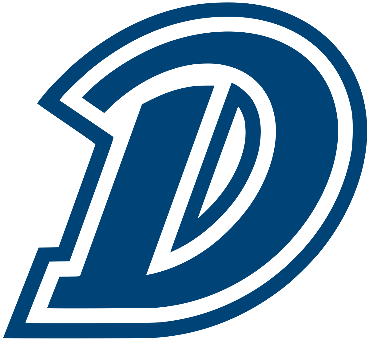 Blue D-Logo Logo - Drake Bulldogs football