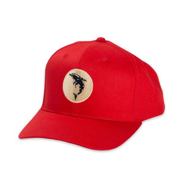 Red Pink Dolphin Logo - Pink Dolphin Speed Curved Snapback in Red - Capstar | Snapbacks and ...