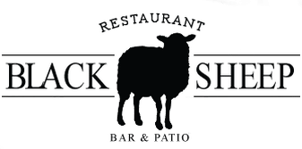 Black and Blue Restaurant Logo - The Black Sheep. Largest Patio Bar & Restaurant in Blue Ridge