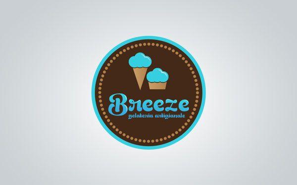Ice Cream Shop Logo - Breeze - Ice Cream Shop Branding by Martin Zarian