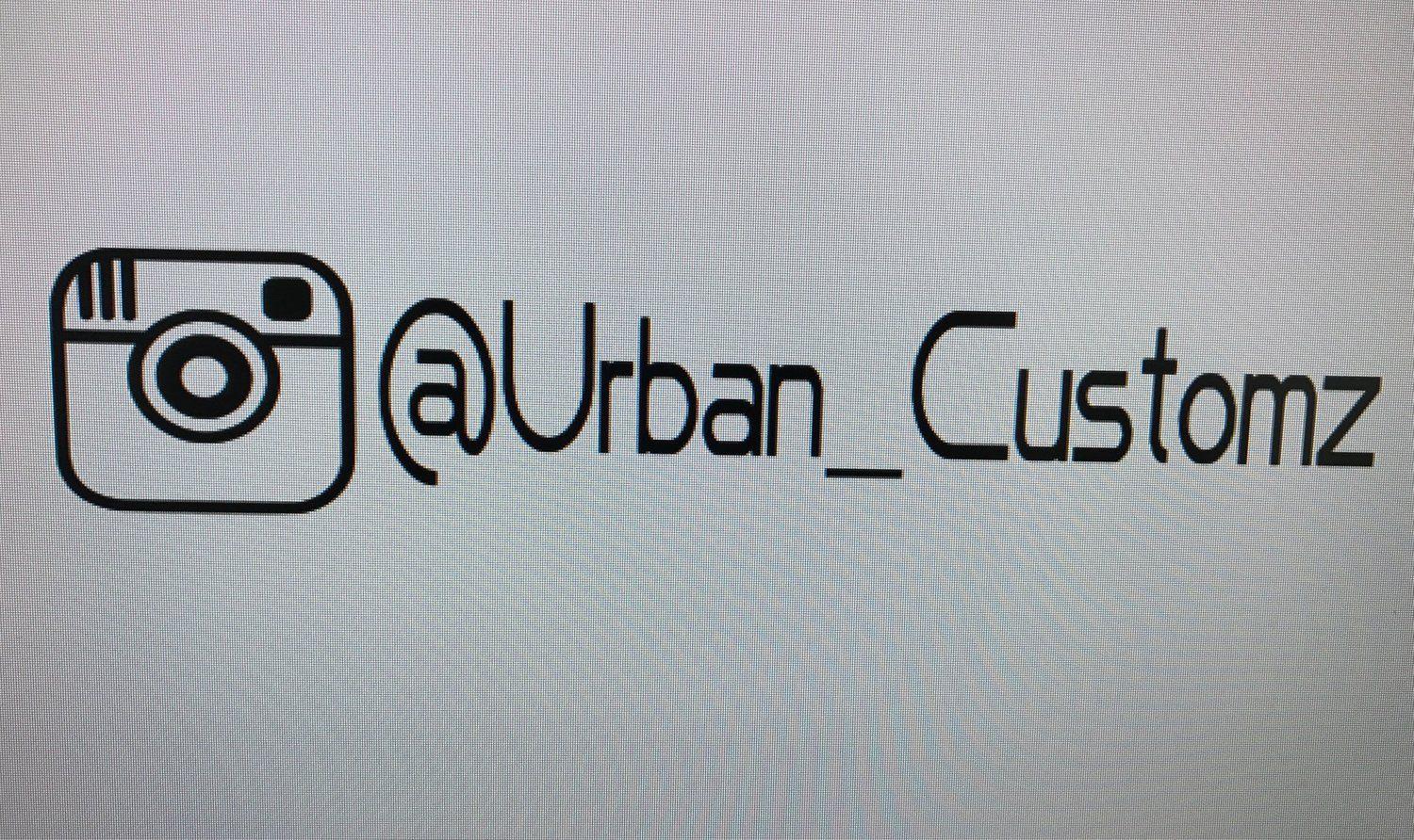 Urban Instagram Logo - Urban Customz