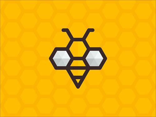 Bee Face Logo - 28 Stunning Creative Logo Design Examples for Inspiration