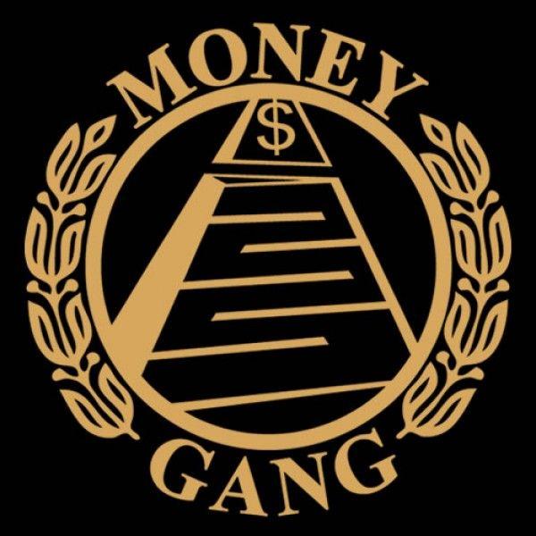 Get Money Logo - Money Gang Fat Boy Crewneck Gold Print