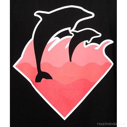 Red Pink Dolphin Logo - Pink Dolphin Winter Wave T-Shirt at : PDP 459307