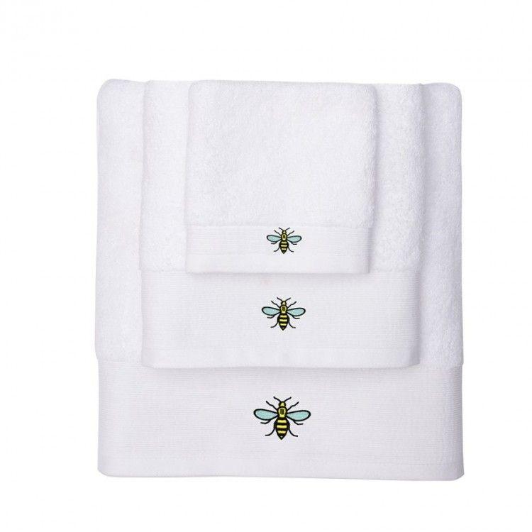 Bee Face Logo - Personalised Bee Logo Manchester Towel