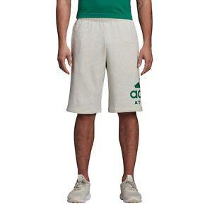 Adidas Shorts Logo - Adidas Men Shorts Running Athletics SID Logo Training White Work Out ...