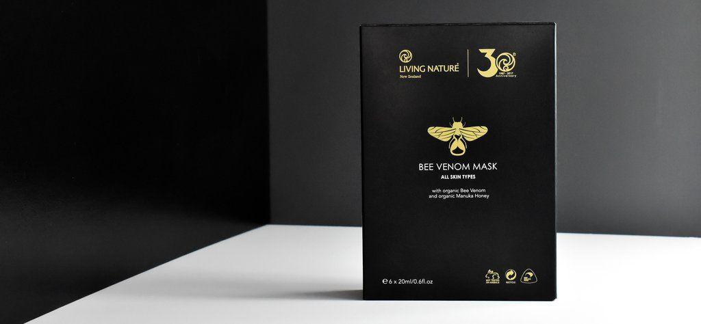Bee Face Logo - NEW Bee Venom Face Mask – Living Nature