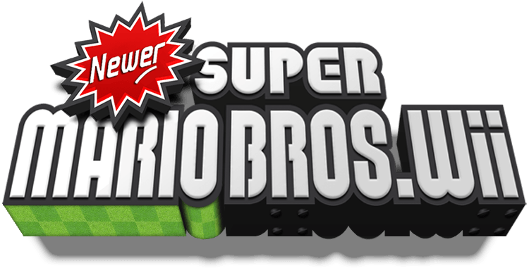 New Super Mario Bros. Logo - Newer Super Mario Bros. Wii