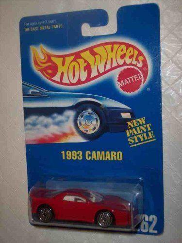 What Automobile Has a Red and White Logo - 1993 Camaro Red With White Hot Wheels Logo And White Interior
