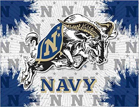 Navy Goat Logo - Amazon.com : US Naval Academy (NAVY - Goat) Logo Canvas Art : Sports ...