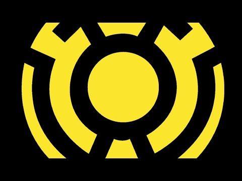 Yellow Lantern Logo - How to draw yellow lantern logo - YouTube
