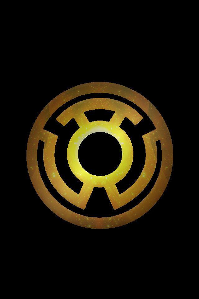 Yellow Lantern Logo - Stary Sinestro Lantern Logo background