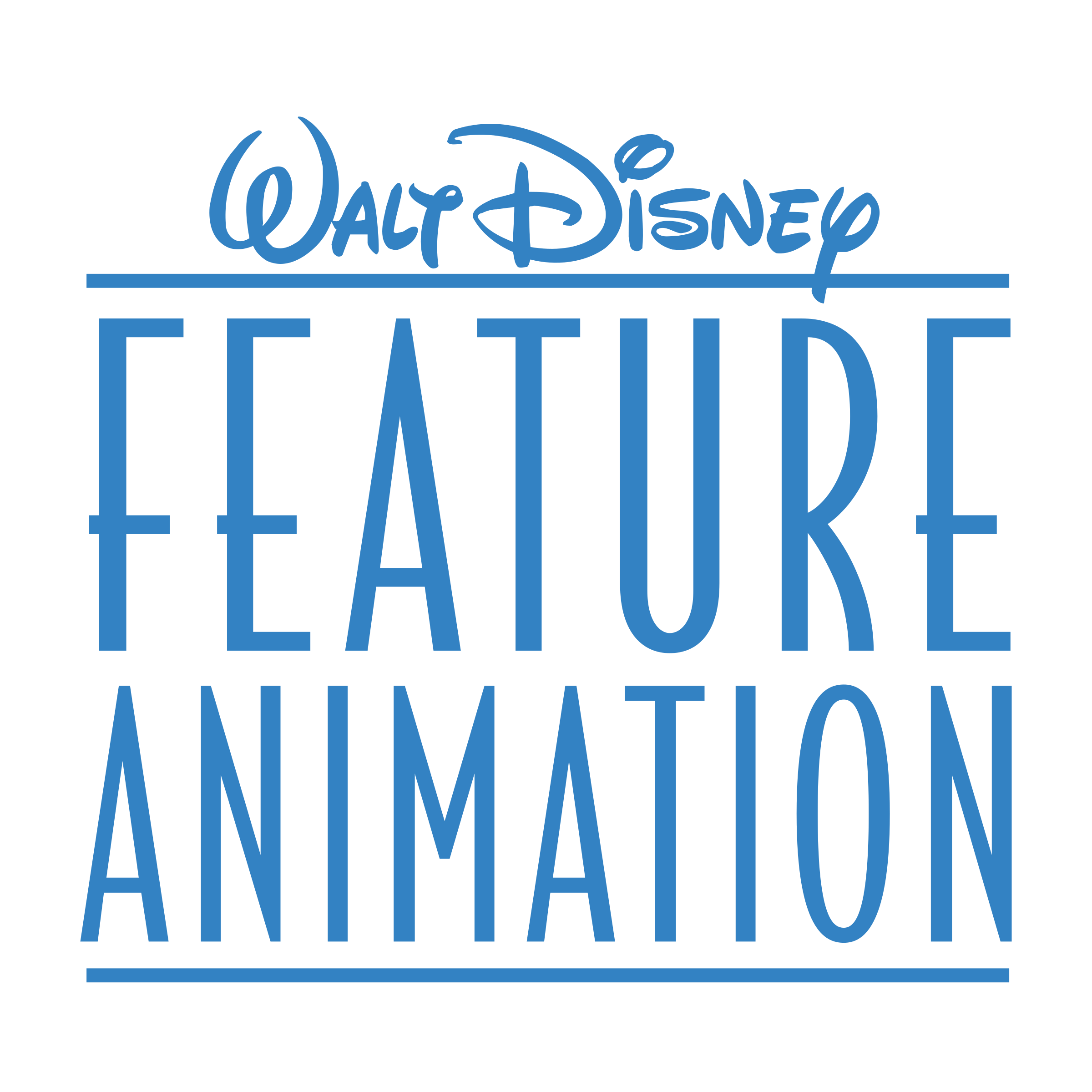 Disney Animation Logo - Walt Disney Feature Animation Logo PNG Transparent & SVG Vector