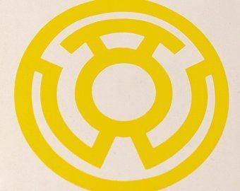 Yellow Lantern Logo - Yellow lantern | Etsy