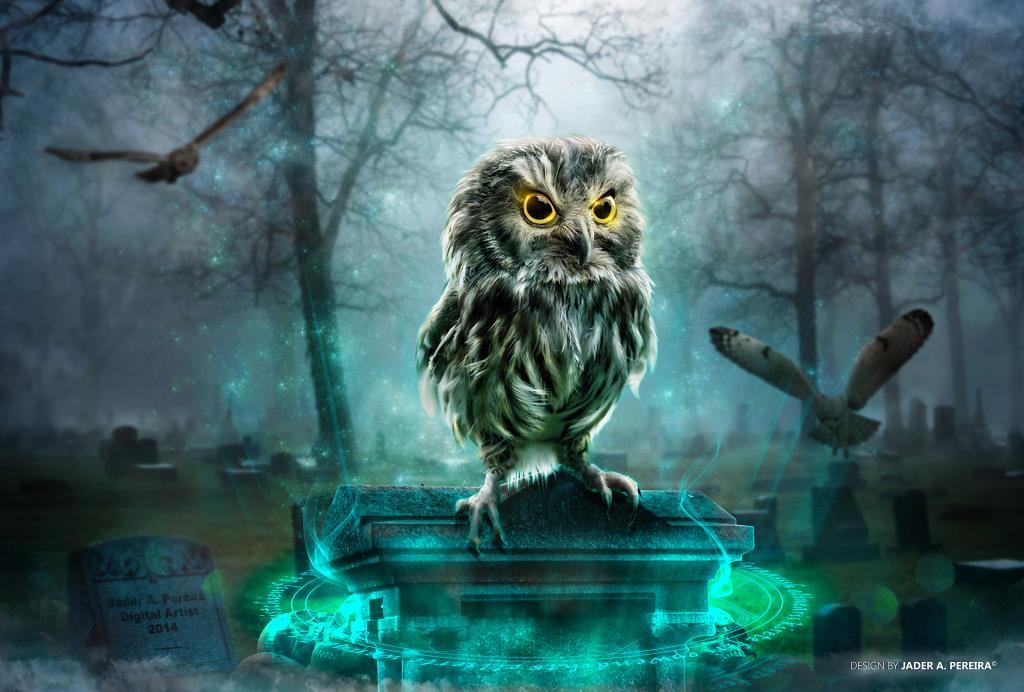 Evil Owl Logo - Evil Owl by Jader Antonio Pereira - Photoshop Creative