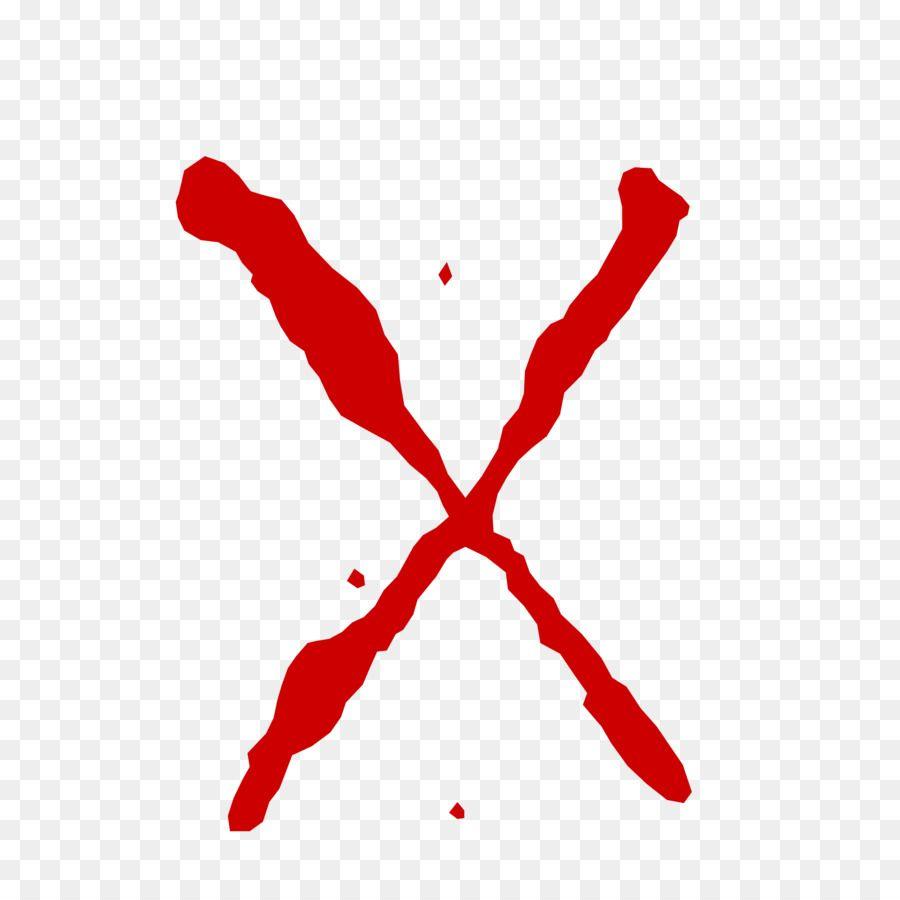 Red X with Line Logo - Red X chiller.png - others png download - 2500*2500 - Free ...