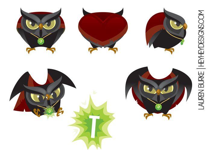 Evil Owl Logo - Character Design: Evil owl