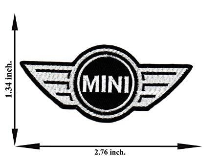 T Over M Logo - Mini Cooper Automobile Vintage Classic Car Size M Logo Iron-on Patch ...