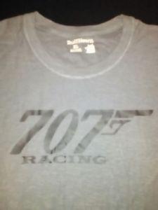 T Over M Logo - 707racing charcoal size M tee shirt black BOND logo on Rough Hewn T ...