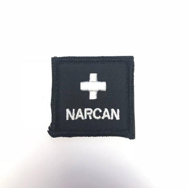 Black Medical Cross Logo - Custom Narcan Medical Cross Patch - 1