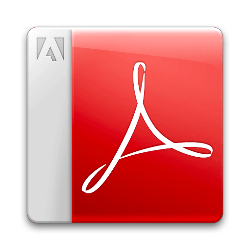 Adobe PDF Logo - Acrobat reader, adobe, pdf icon